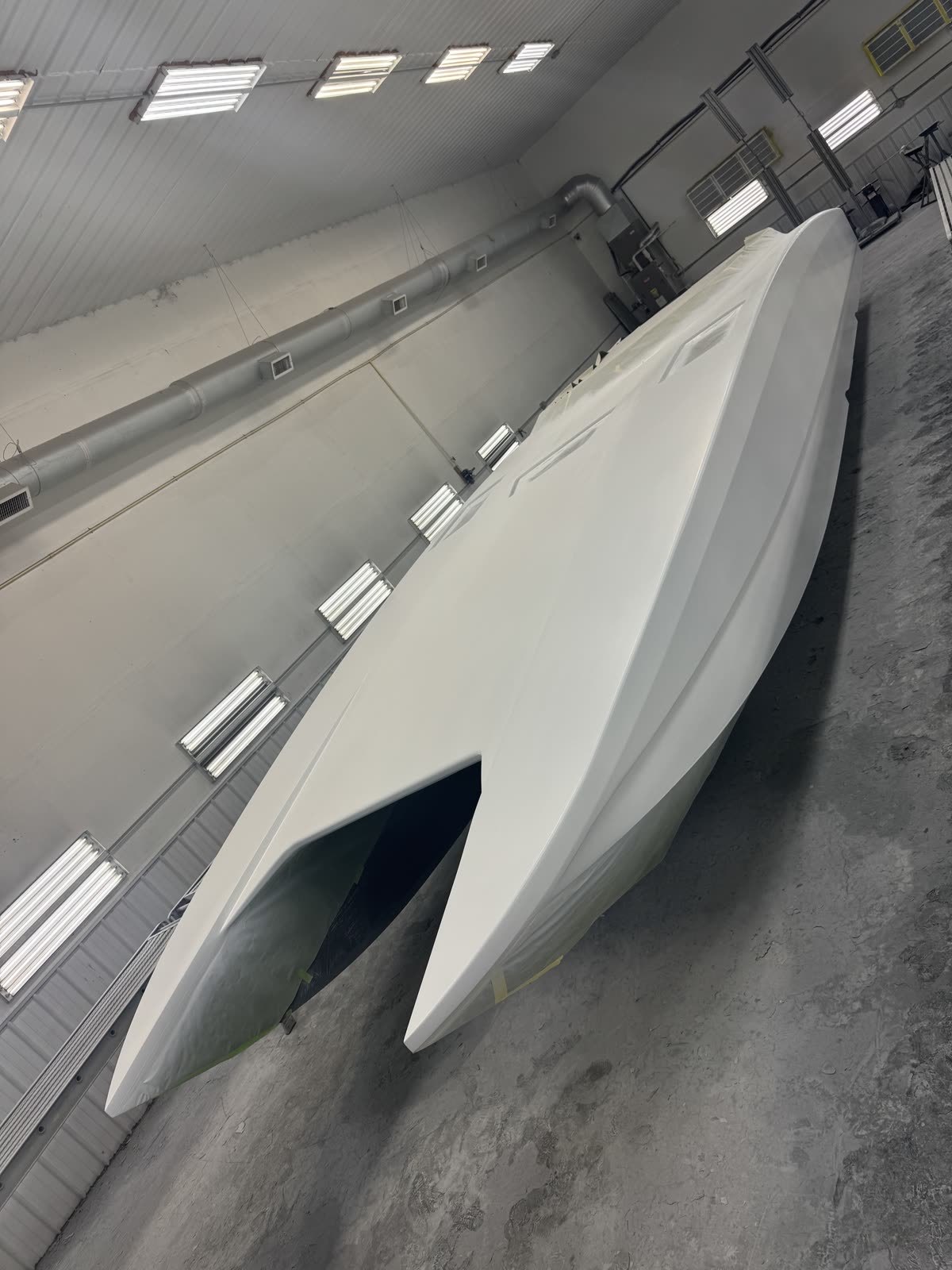 Finished deck plug ready for mold making