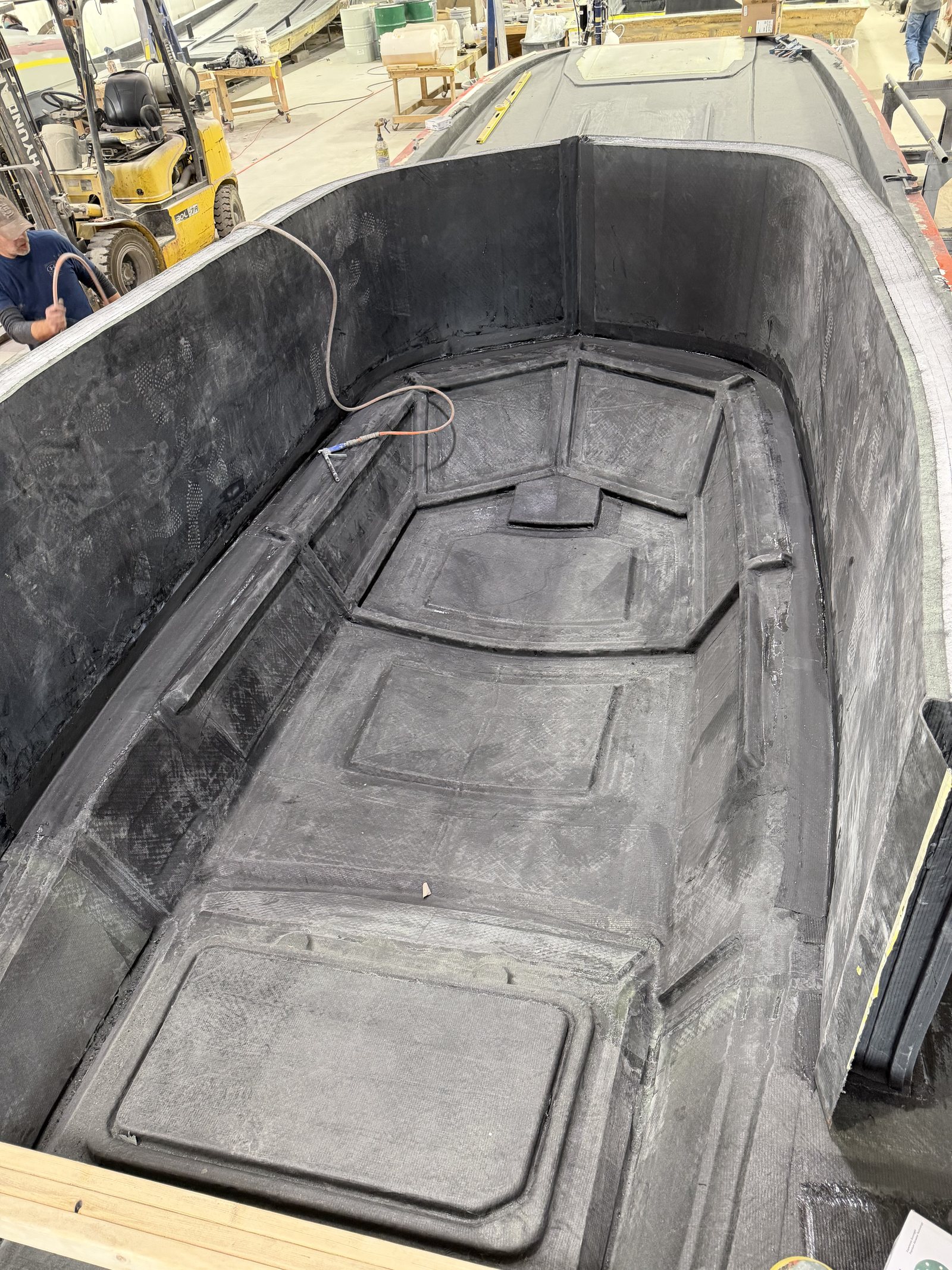 Carbon fiber race cockpit tub of the 428 R